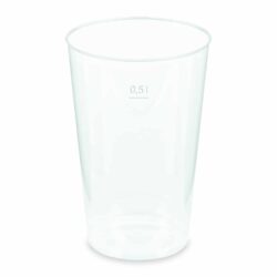 Bicchiere riutilizzabile (PP) Ø91mm 0,5L [30 pz]