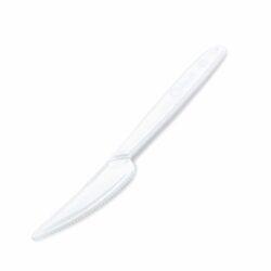 Coltello (PP) a rendere bianco 18,5cm [50 pz]