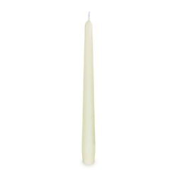 10 pz - candela conica - beige - Ø23 x 245 mm