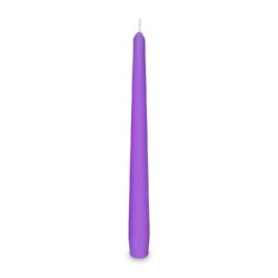 10 pz - candela conica - lilla chiaro - Ø23 x 245 mm