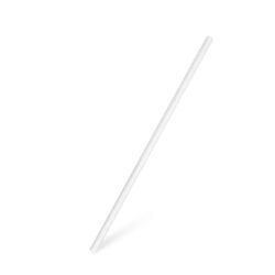 Cannuccia di carta bianca Ø6mm x 20cm [100 pz]