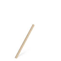 Cannuccia di carta kraft `JUMBO` Ø8mm x 15cm [100 pz]