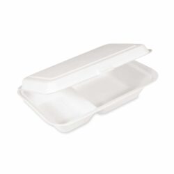 Menu box in canna da zucchero 2 scomparto 250 x 162 x 63 mm [50 pz]