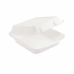 Menu box in canna da zucchero non diviso 222 x 200 x 67 mm [50 pz]