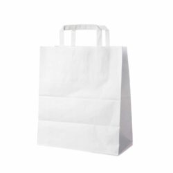 Sacchetto di carta bianco 26+14 x 32 cm [250 pz]