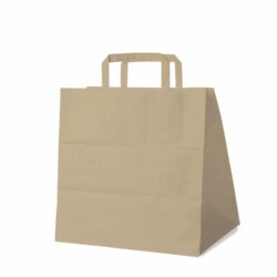 Sacchetto di carta marrone 32+21 x 33 cm [250 pz]