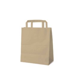 Sacchetto di carta marrone 18+8 x 22 cm [50 pz]