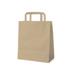Sacchetto di carta marrone 22+10 x 28 cm [50 pz]