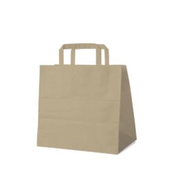 Sacchetto di carta marrone 26+17 x 25 cm [50 pz]
