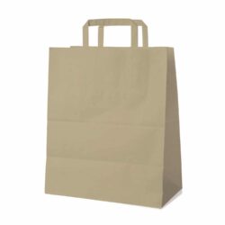 Sacchetto di carta marrone 32+16 x 39 cm [50 pz]