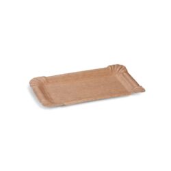 Vassoio di carta (FSC Mix) antiunto kraft 10 x 16 cm `n.3` [250 pz]