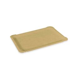 Vassoio di carta (FSC Mix) antiunto kraft 13 x 20 cm `n.4` [250 pz]