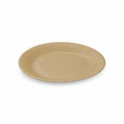 Piatto in carta (FSC Mix) antiunto kraft Ø18cm [100 pz]