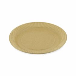 Piatto in carta (FSC Mix) antiunto kraft Ø23cm [100 pz]