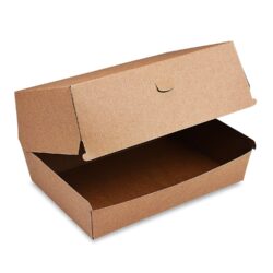 Burger box Plus (PAP FSC Mix) kraft antiunto 195 x 135 x 100 mm [50 pz]