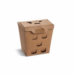 Box per patatine (PAP FSC Mix) kraft antiunto `150 g` [50 pz]