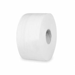 Carta igienica (Tissue) a 2 velo goffrata bianca `JUMBO` Ø19cm 145m [12 pz]