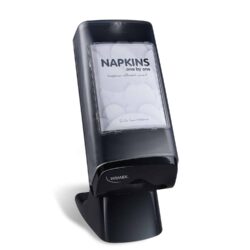 Dispenser da terra per tovaglioli (ABS) nero [1 pz]