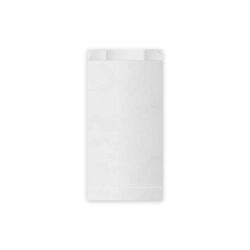 Sacchetto di carta (FSC Mix) con soffietto laterale bianco 12+5 x 24 cm `1kg` [100 pz]