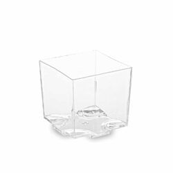 Bicchierino fingerfood (PS) quadrato trasparente 44 x 44 x 43 mm 65ml [20 pz]