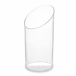 Bicchierino fingerfood (PS) rotondo trasparente Ø45 x 84 mm 65ml [20 pz]