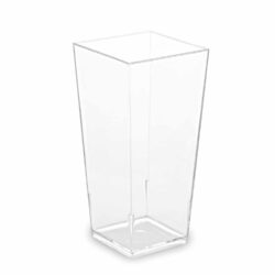 Bicchierino fingerfood (PS) quadrato trasparente 40 x 40 x 82 mm 85ml [40 pz]