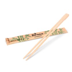 Bacchette cinesi (bambù FSC 100%) Ø6mm x 21cm confezionate a coppie [50 coppie]