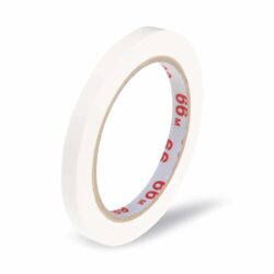 Nastro adesivo (PVC) bianco 9mm x 66m per macchina chiudisacchetti 67999 [1 pz]