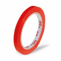 Nastro adesivo (PVC) rosso 9mm x 66m per macchina chiudisacchetti 67999 [1 pz]