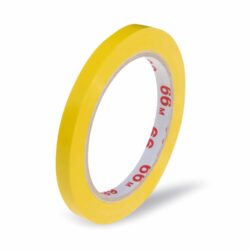 Nastro adesivo (PVC) giallo 9mm x 66m per macchina chiudisacchetti 67999 [1 pz]