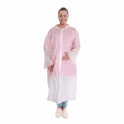 Camice per visitatori / Impermeabile (LDPE) con cappuccio [10 pz]