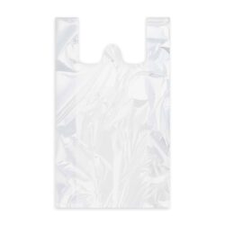 Borsa (HDPE) bianca 30+18 x 55 cm `10kg` [100 pz]