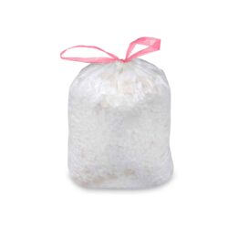 Sacchetto per rifiuti (HDPE) con coulisse bianco 70 x 100 cm 120L `XL` [10 pz]