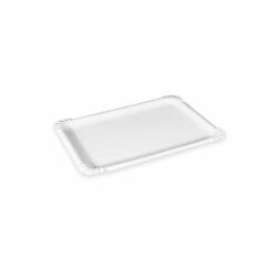 Vassoio di carta bianco 10 x 16 cm `n.3` RECY [250 pz]