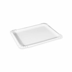 Vassoio di carta bianco 16 x 20 cm `n.4.5` RECY [250 pz]