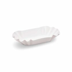 Ciotola di carta ovale bianca 16 x 9 x 3 cm [250 pz]