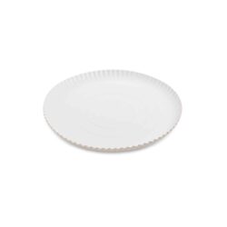 Piatto fondo di carta bianco Ø24cm [50 pz]