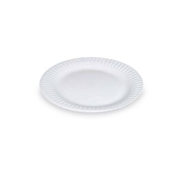 Piatto di carta bianco Ø15cm RECY [100 pz]