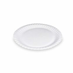 Piatto di carta bianco Ø23cm RECY [100 pz]