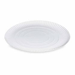 Piatto fondo di carta bianco Ø32cm RECY [50 pz]