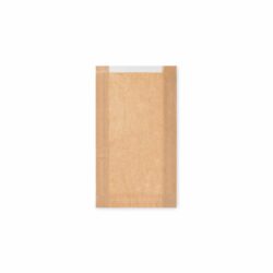 Sacchetto di carta con finestra 13cm 18+6 x 32 cm [1000 pz]