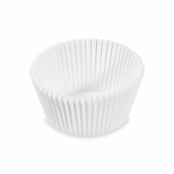 Pirottino da pasticceria (PAP) bianco Ø50 x 32 mm [1000 pz]