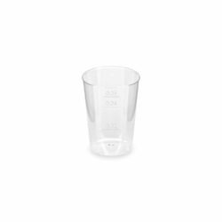 Bicchierino effetto cristallo (PS) Ø44mm 2cl/4cl/5cl [40 pz]