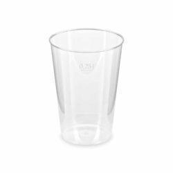 Bicchiere cristallo (PS) Ø76mm 0,25L [50 pz]