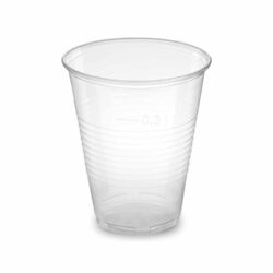 Bicchiere (PP) trasparente Ø95mm 0,3L [50 pz]