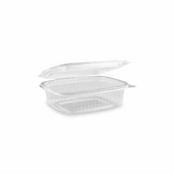 Ciotola (PP) con coperchio ovale trasparente 375ml [50 pz]