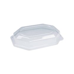Coperchio bombato (rPET) trasparente per vassoio 74935 [10 pz]