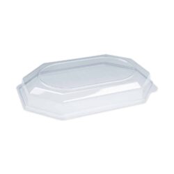 Coperchio bombato (rPET) trasparente per vassoio 74945 [10 pz]