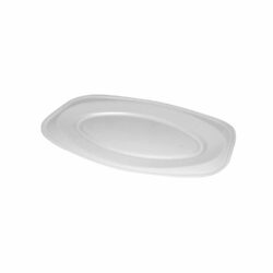 Vassoio (XPS) ovale bianco 45 x 30,5 cm [10 pz]