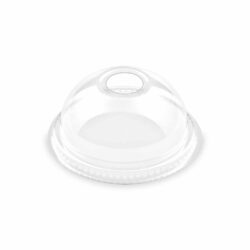 Coperchio bombato (PET) con apertura trasparente Ø78mm [50 pz]